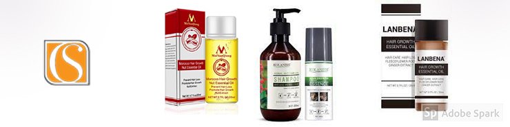 hair product banner